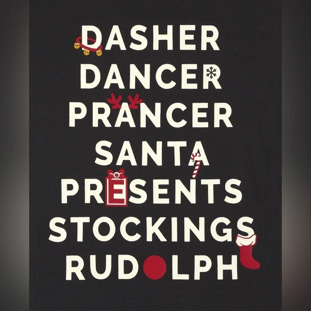 The PJ Place Christmas Oversized Pajama Top in Size XXL Unisex Family Pajama top - Picture 2 of 7